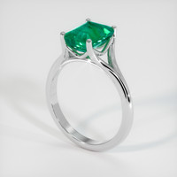 2.23 Ct. Emerald Ring, Platinum 950 2