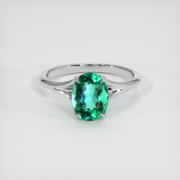 1.18 Ct. Emerald Ring, Platinum 950 1