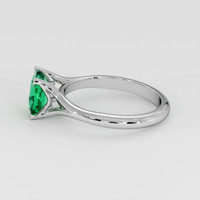 1.09 Ct. Emerald Ring, Platinum 950 4