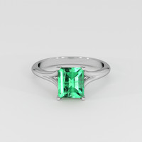 1.68 Ct. Emerald Ring, Platinum 950 1
