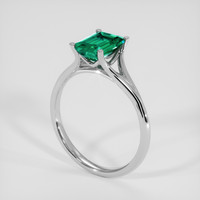 1.18 Ct. Emerald Ring, Platinum 950 2