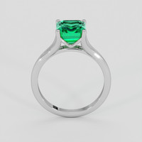 2.09 Ct. Emerald Ring, Platinum 950 3