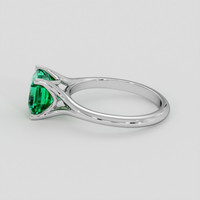 2.09 Ct. Emerald Ring, Platinum 950 4