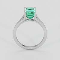2.67 Ct. Emerald Ring, Platinum 950 3