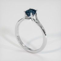 0.77 Ct. Gemstone Ring, Platinum 950 2