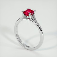 1.02 Ct. Ruby Ring, Platinum 950 2