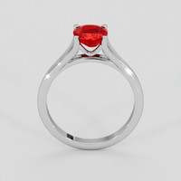 1.24 Ct. Ruby Ring, Platinum 950 3