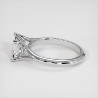 1.42 Ct. White Sapphire Ring, Platinum 950 4