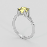 1.58 Ct. Yellow Sapphire Ring, Platinum 950 2