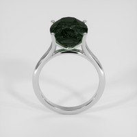 8.09 Ct. Bluish Green Sapphire Ring, Platinum 950 3