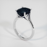 5.33 Ct. Blue Sapphire Ring, Platinum 950 2