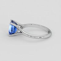 2.67 Ct. Blue Sapphire Ring, Platinum 950 4