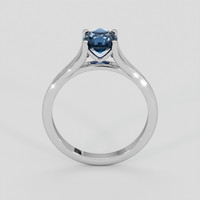 1.27 Ct. Blue Sapphire Ring, Platinum 950 3