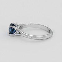 1.27 Ct. Blue Sapphire Ring, Platinum 950 4