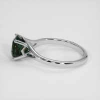 2.21 Ct. Green Sapphire Ring, Platinum 950 4