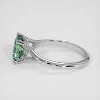 2.49 Ct. Bluish Green Sapphire Ring, Platinum 950 4