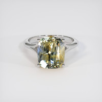 4.01 Ct. Bi Color Sapphire Ring, Platinum 950 1