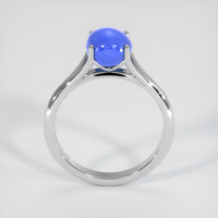 3.60 Ct. Bluish Purple Sapphire Ring, Platinum 950 3