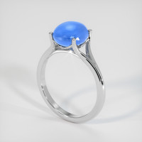 4.19 Ct. Blue Sapphire Ring, Platinum 950 2