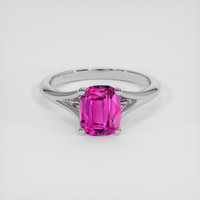 2.51 Ct. Pink Sapphire Ring, Platinum 950 1