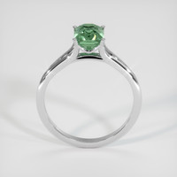 2.62 Ct. Bluish Green Sapphire Ring, Platinum 950 3