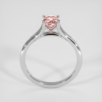 1.12 Ct. Peach Sapphire Ring, Platinum 950 3