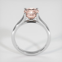 3.06 Ct. Padparadscha Sapphire Ring, Platinum 950 3
