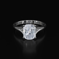 2.66 Ct. Sapphire Ring, Platinum 950 1