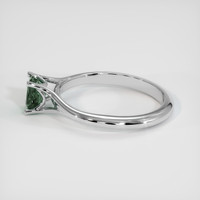 0.83 Ct. Green Sapphire Ring, Platinum 950 4