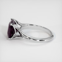 4.30 Ct. Purple Sapphire Ring, Platinum 950 4
