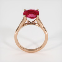 3.13 Ct. Ruby Ring, 14K Rose Gold 3