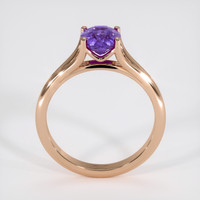 2.55 Ct. Purple Sapphire Ring, 14K Rose Gold 3