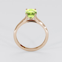 4.24 Ct. Green Sapphire Ring, 14K Rose Gold 3