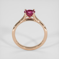 1.14 Ct. Padparadscha Sapphire Ring, 14K Rose Gold 3