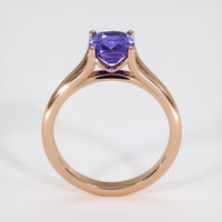 2.77 Ct. Violet Sapphire Ring, 14K Rose Gold 3