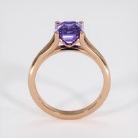4.13 Ct. Violet Sapphire Ring, 14K Rose Gold 3