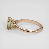 2.65 Ct. Greenish Brown Sapphire Ring, 14K Rose Gold 4
