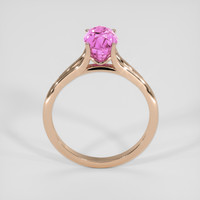 4.07 Ct. Pink Sapphire Ring, 18K Rose Gold 3