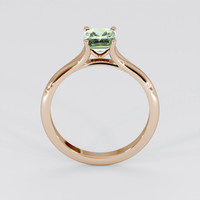 1.36 Ct. Green Sapphire Ring, 18K Rose Gold 3