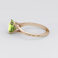 4.24 Ct. Green Sapphire Ring, 18K Rose Gold 4
