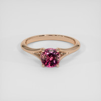 1.14 Ct. Padparadscha Sapphire Ring, 18K Rose Gold 1