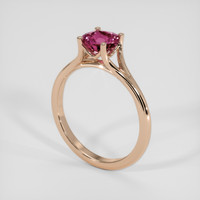 1.14 Ct. Padparadscha Sapphire Ring, 18K Rose Gold 2