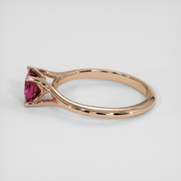1.14 Ct. Padparadscha Sapphire Ring, 18K Rose Gold 4