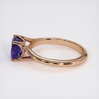2.77 Ct. Violet Sapphire Ring, 18K Rose Gold 4