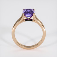 4.13 Ct. Violet Sapphire Ring, 18K Rose Gold 3