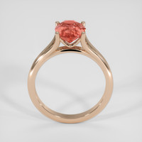 2.30 Ct. Padparadscha Sapphire Ring, 18K Rose Gold 3