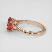 2.30 Ct. Padparadscha Sapphire Ring, 18K Rose Gold 4