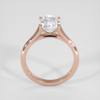 3.08 Ct. White Sapphire Ring, 18K Rose Gold 3