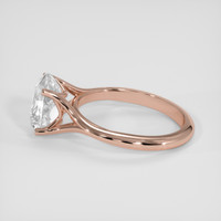 3.08 Ct. White Sapphire Ring, 18K Rose Gold 4