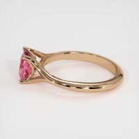 1.33 Ct. Pink Sapphire Ring, 18K Rose Gold 4